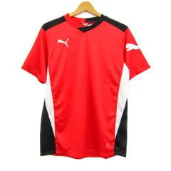 プーマ 半袖Ｔシャツ トップス プラクティスシャツ ドライセル スポーツウエア 未使用品 メンズ Mサイズ レッド PUMA