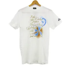 アシックス 半袖Ｔシャツ トップス バレーボール 記念Tシャツ スポーツウエア 未使用品 レディース Mサイズ ホワイト asics