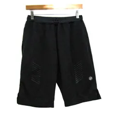 アシックス ショートパンツ ボトムス ジャージ スポーツウエア メンズ Mサイズ ブラック asics 【中古】