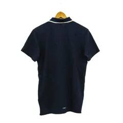 アディダス ポロシャツ トップス 半袖 ゴルフウエア メンズ Lサイズ ネイビー adidas 【中古】