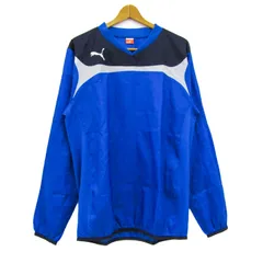 プーマ ピステ ウィンドブレーカー スポーツウエア サッカー 大きいサイズ メンズ Oサイズ ブルー PUMA 【中古】