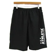 アスレタ ショートパンツ ボトムス プラクティスパンツ スポーツウエア 大きいサイズ メンズ Oサイズ ブラック ATHLETA 【中古】