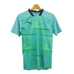 プーマ 半袖Ｔシャツ トップス プラクティスシャツ スポーツウエア メンズ Sサイズ グリーン PUMA 【中古】