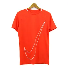 ナイキ 半袖Ｔシャツ トップス ドライフィット スポーツウエア メンズ Sサイズ オレンジ×白 NIKE 【中古】
