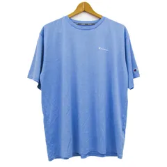 チャンピオン 半袖Ｔシャツ トップス Cvapor バックロゴ スポーツウエア メンズ Mサイズ 水色 Champion 【中古】