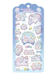 【132559】キキララ ユニコーン  サンリオキャラクター ドロップジュエリーシール シール ステッカー 可愛い ぷっくり ドロップ コレクション 交換 シールシート ステッカー シール サンリオ