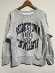 リバースウィーブ トリコ刺繍タグ 3段プリント USA製 チャンピオン ビンテージスウェット グレー M