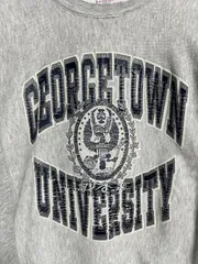 リバースウィーブ USA製 トリコ刺繍タグ 3段プリント チャンピオン ビンテージスウェット グレー M