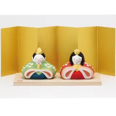 【タイムセール 再入荷】薬師窯  雛人形 親王飾り 錦彩さくら雛  雛飾り 初節句 ひなまつり ひな人形 コンパクト お雛様 おひなさま 陶器の雛人形 桃の節句 小さなお雛様 縁起物 小さい雛人形 お祝い ひな飾り インテリア 和モダン 人気モデル 新品