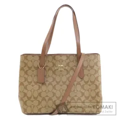 COACH コーチ F48735 シグネチャー 2WAY トートバッグ PVC レディース [中古]