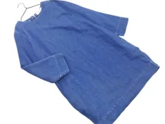 Mila Owen ミラオーウェン デニム調 チュニック ワンピース size0/青 ◇■ レディース