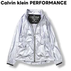【美光沢】 カルバンクライン パフォーマンス  Calvin klein PERFORMANCE ナイロンジャケット S レディース ♪