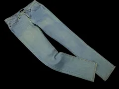 TOMMY HILFIGER トミーヒルフィガー USED加工 スキニー デニムパンツ sizeS/青 ■■ レディース