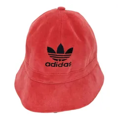 アディダスオリジナルス adidas Originals 00s 黒タグ ロゴ刺繍 パイル地 ベルハット バケットハット メンズ L 