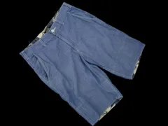 BEAMS ビームス ハーフ パンツ sizeS/青 ■◆ メンズ