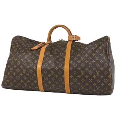 ルイ・ヴィトン Louis Vuitton キーポル 60 ハンドバッグ 旅行 出張 ビジネス ボストンバッグ モノグラム ブラウン M41422 レディース 【中古】