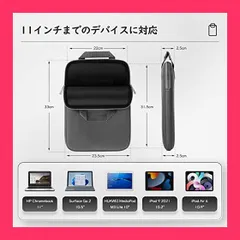 【スタッフおすすめ!】タブレットケース 小学生 ATiC ノートパソコン収納バッグ クロームブックケース ランドセルに入る iPad Air/Pro 11インチ/iPad 11世代/iPad 10世代/iPad Air5&4/Fire HDのサムネイル