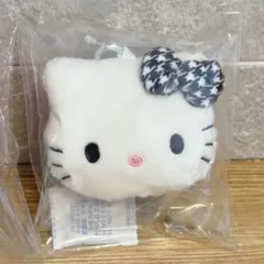 ハローキティ フェイス形マスコットホルダー ブラック I Love Hello Kitty