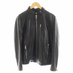 ジャックローズ Jackrose ライダースジャケット シングル ラムレザー