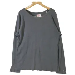 訳アリ● HR MARKET 長袖 シャツ グレー メンズ Lサイズ　b401