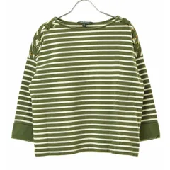 【RALPHLAUREN】LAUREN ボーダー七分袖カットソー