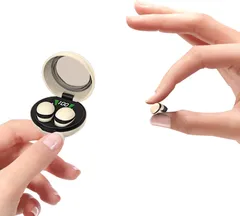 新品 SZHTFX 超小型 イヤホン ミニサイズ 超軽量2g 肌色 目立たない 片耳・両耳 左右分離型 寝ながら 痛くない ワイヤレス イヤホン Bluetooth5.4 Hi-Fi マイク内蔵 自動ペアリングiPhone/Android 対応