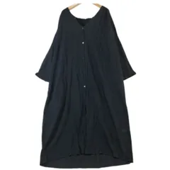 GU ジーユー 薄手 ワンピース ブラック 春夏秋 XLサイズ　b418