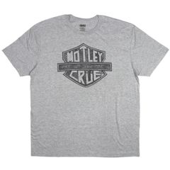 【XL】新品 Motley Crue モトリークルー ロゴ Tシャツ グレー