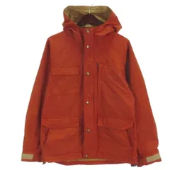 シェラデザイン SIERRA DESIGNS 60/40クロス マウンテンパーカー ジップアップ USA製 オレンジ S