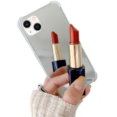 新品 適用 iPhone 14 plus ミラー ケース 鏡 【 ストラップ 同梱】 iPhone14plus 鏡付き カバー ミラー付き アイフォン 14 プラス スマホケース アイフォン14プラス ミラーケース 【GoKIGIoD】 ハード バンパー 化粧