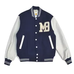 MACBETH マクベス スタジアムジャケット 袖革 スタジャン MBロゴ