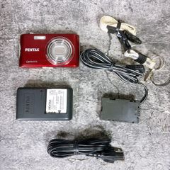 防水カメラ】PENTAX optio W80 レッド 動作確認済 充電器有り - メルカリ