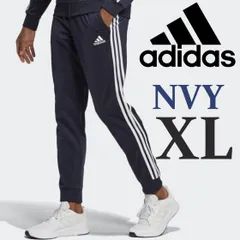 新品 アディダス ジャージ 下 XL メンズ ロングパンツ 長ズボン 紺 ネイビー ジャージパンツ