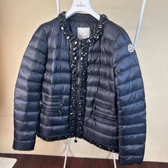 未使用級】 MONCLER モンクレールライダースジップジャケット黒0