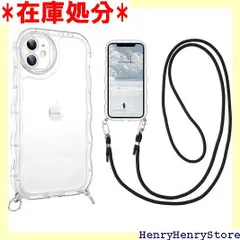 VENINGO iPhone 11 ケース クリア ウェーブ おしゃれ ストラップ付き 調節可能 アクキー アクスタ 韓国 かわいい 可愛い スマホケース 人気 シンプル 滑り止め 薄型 軽量 耐衝撃 指紋防止 ショルダー 肩がけ 首掛け ンチ 透明 2235
