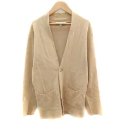 アーバンリサーチ URBAN RESEARCH カーディガン ミドル丈 Vネック M ライトブラウン 薄茶 /YM30