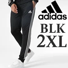 新品 アディダス ジャージ 下 2XL メンズ ロングパンツ 長ズボン adidas 黒 ブラック