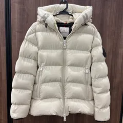 ▪️MONCLER モンクレール ダウンジャケット フード付き サイズ2   L相当 ホワイト系