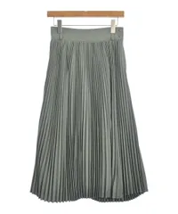 美品　HYKE プリーツ　ロング フレア　スカート　グレー　グレージュ　2 Ｍ 美品 HYKE プリーツ ロング フレア スカート グレー グレージュ