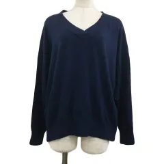 アーバンリサーチ ドアーズ URBAN RESEARCH DOORS セーター ニット プルオーバー Vネック 無地 長袖 One 紺 ネイビー