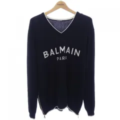 5933【人気Lサイズ】バルマン‪☆ブランドロゴ入りセーター 定番ブラック 5933【人気Lサイズ】バルマン‪☆ブランドロゴ入りセーター 定番ブラック‬