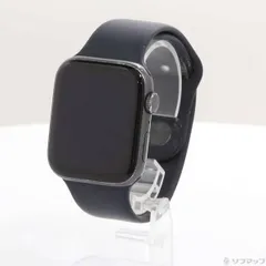 〔中古品〕 Apple Watch SE 第1世代 GPS 44mm スペースグレイアルミニウムケース ブラックスポーツバンド【377】