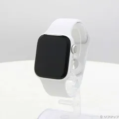 〔中古品〕 Apple Watch Series 8 GPS + Cellular 41mm シルバーアルミニウムケース ホワイトスポーツバンド【344】