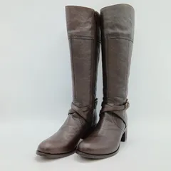 cava cava サヴァサヴァ ロングブーツ レディース 22.5cm ダークブラウン C-6-1