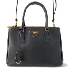 プラダ ハンドバッグ ガレリア サフィアーノレザー 1BA863 PRADA 2way 黒