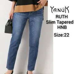 【新品タグ付】ヤヌークRUTH Slim Taperedルース 24サイズ YANUK（ヤヌーク） 裾上げ無料 YANUK RUTH ルース スリム テーパード