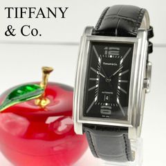 ティファニー クラシック トノー 新品ベルト 新品電池 レディース腕時計646 ティファニー クラシック トノー 新品ベルト 新品電池 レディース
