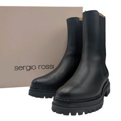 【新品未使用】Sergio Rossi sr Joan サイドゴアブーツ EFFE BEAMS（エッフェ ビームス）Sergio Rossi / SR JOAN サイドゴア