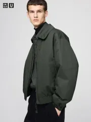 UNIQLO U PUFFTECH ショートブルゾン OLIVE XL