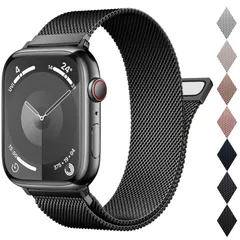 11/10/9/8/7/6/5/4/SE3/SE2/Ultra3 Series Watch 通気 メッシュ 留め金 マグネット 男女兼用 長さ調節 ベルト ステンレス に対応 38mm 40mm 41mm 42mm 44mm 45mm 46mm 49mm コン